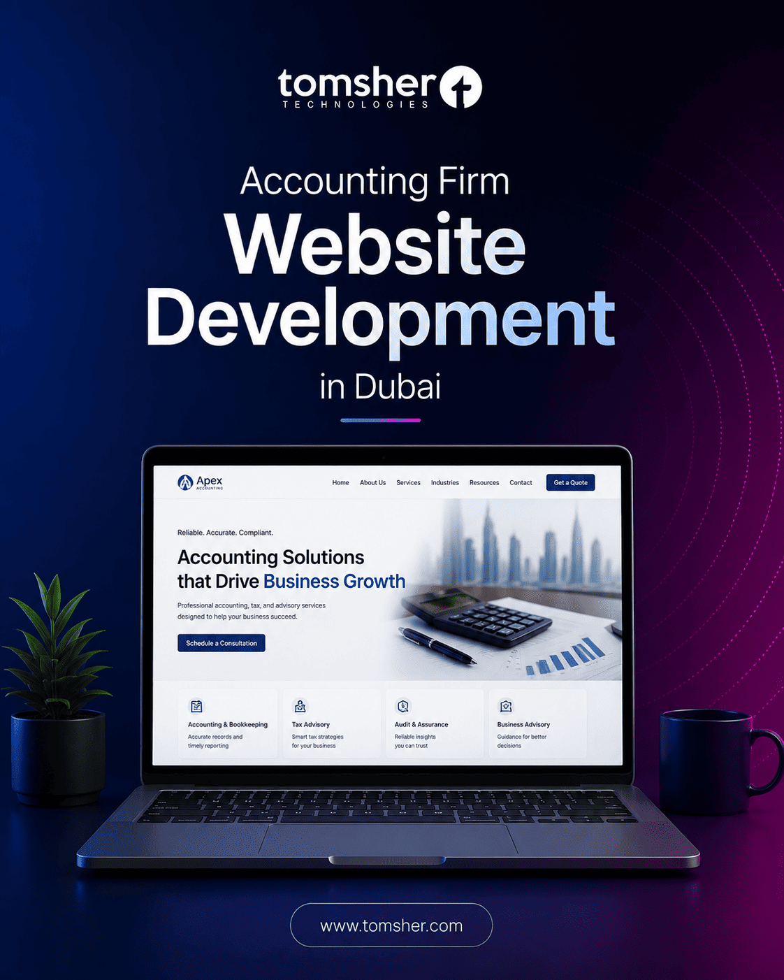 Best Accounting Firm Website Development in Dubai & UAE